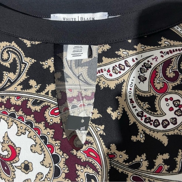 NWT White House Black Market Paisley Dress, Size XXS - Picture 5 of 10